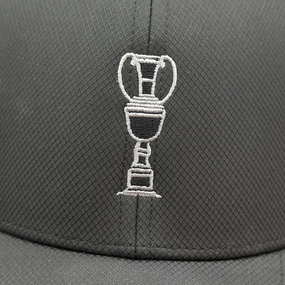 Adidas Golf Performance 6 Panel Hat Trophy Cup Logo Snapback OSFM Cap Black